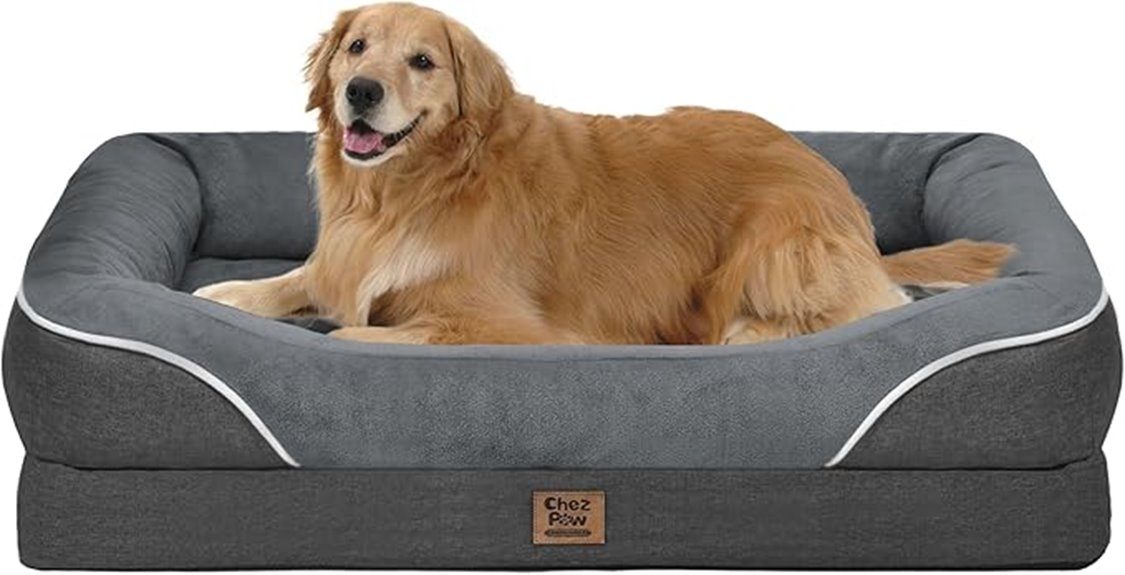 large washable orthopedic bed
