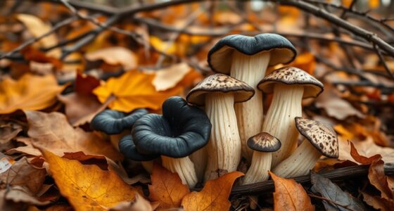 late fall mushroom foraging