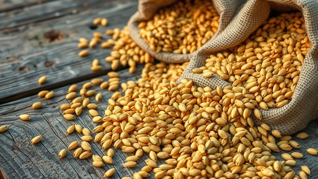 late season grain harvesting