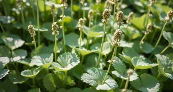 late season seed and leaf harvesting