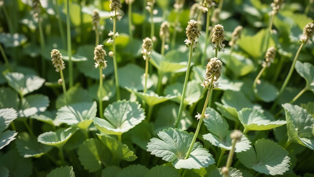 late season seed and leaf harvesting