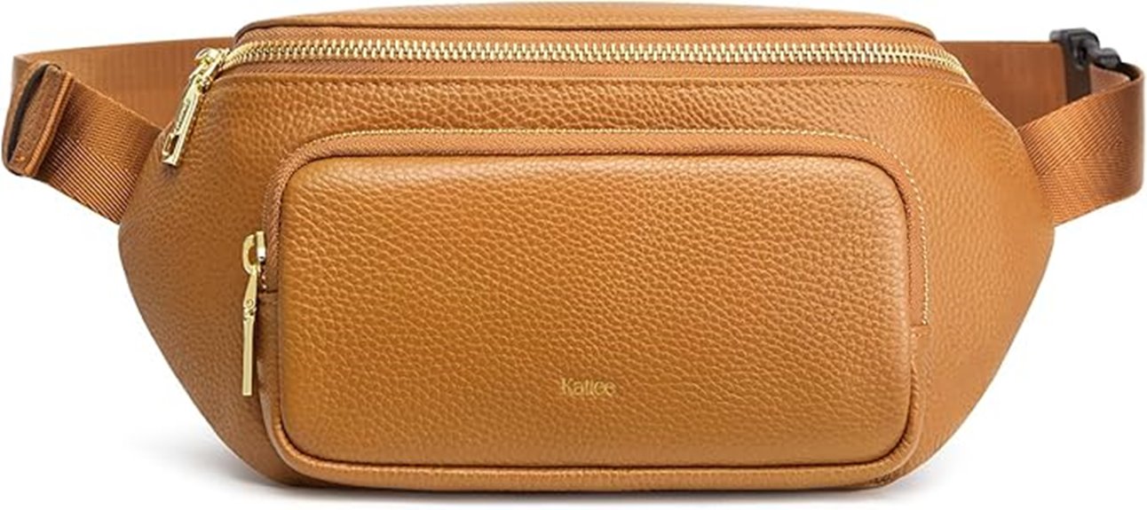 leather crossbody fanny packs