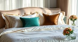 luxurious bedding for serenity