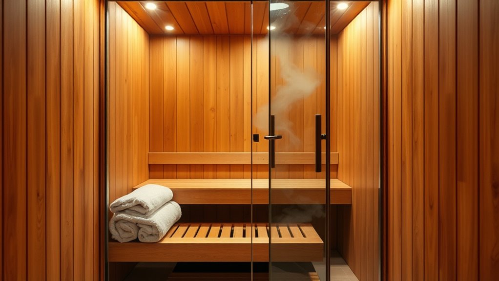 luxurious home sauna kits
