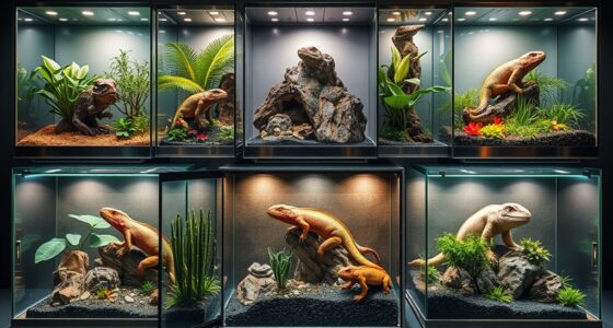luxurious reptile habitat showcase