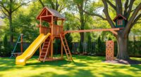 luxury backyard play structures
