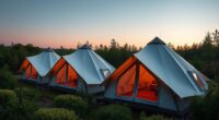 luxury camping tent options