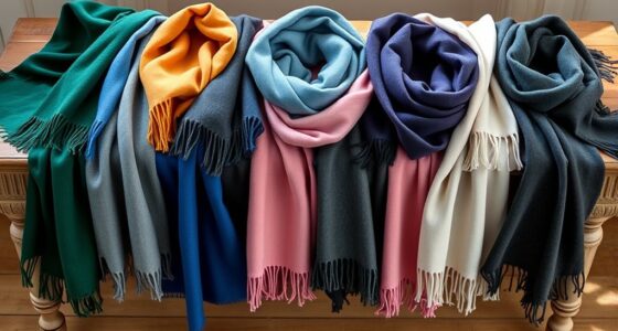 luxury cashmere winter scarves
