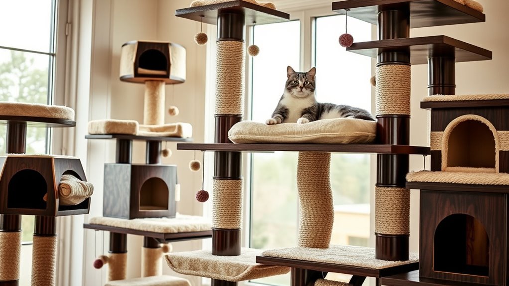 luxury cat tree selections