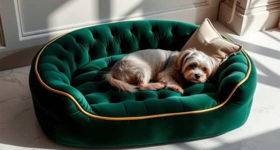 luxury dog beds selection