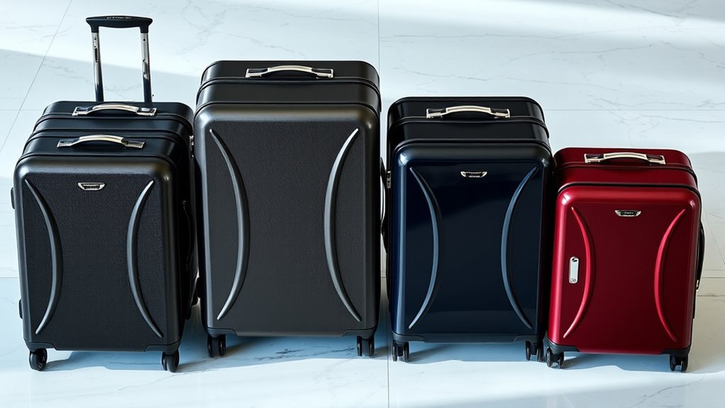 luxury durable luggage sets