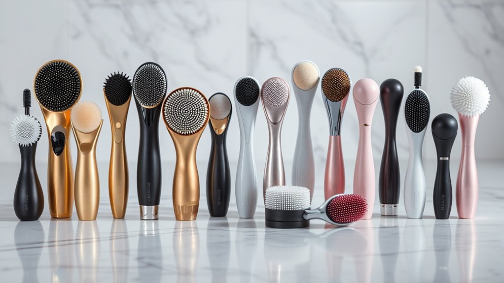 luxury facial cleansing brushes