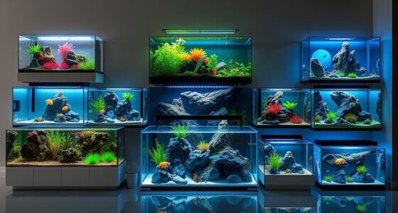 luxury fish tank selections
