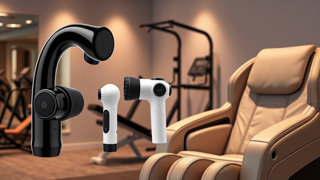 luxury fitness massager selection