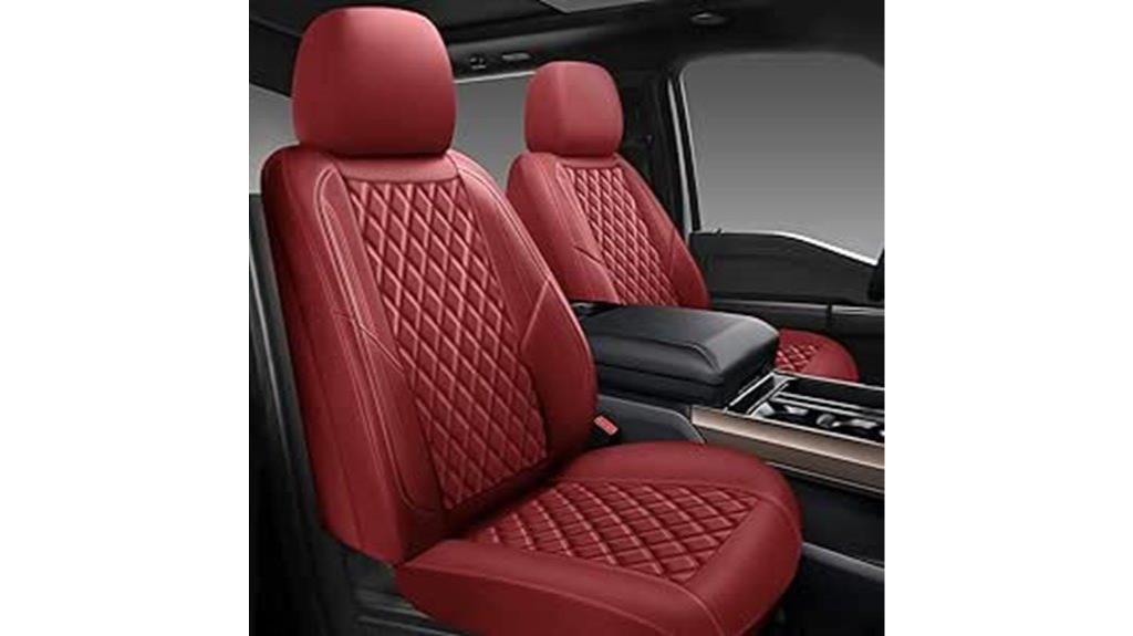 luxury leather seat cover