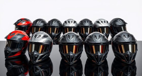luxury protective motorcycle helmets