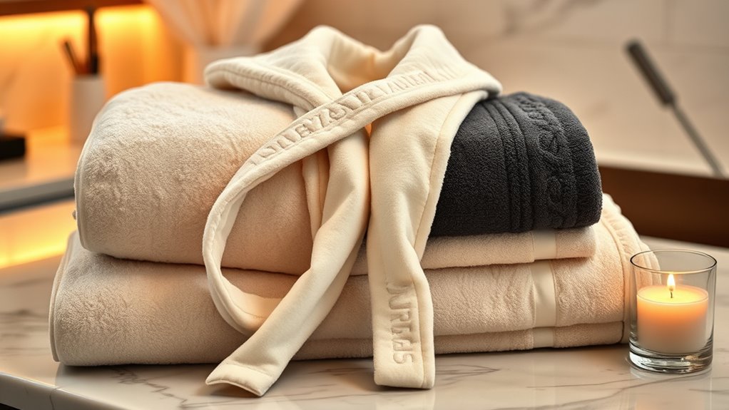luxury spa robe sets