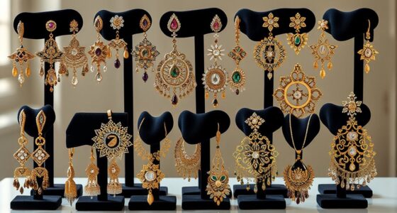 luxury statement earrings collection