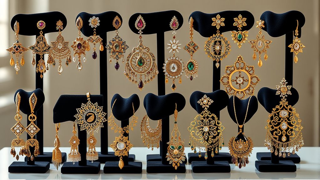 luxury statement earrings collection