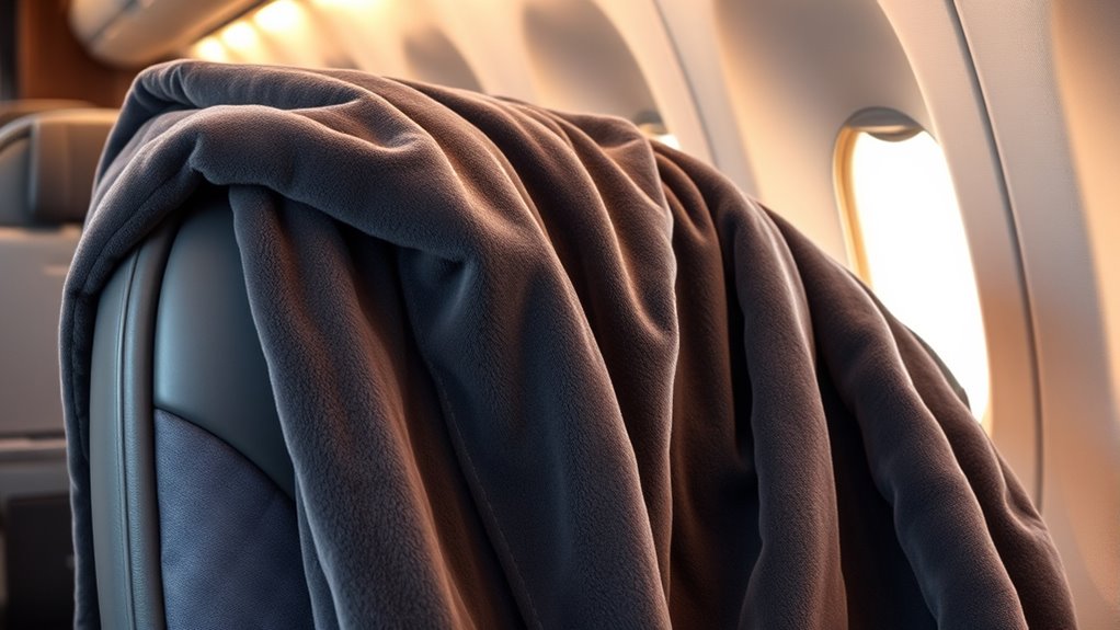luxury travel blankets for flights