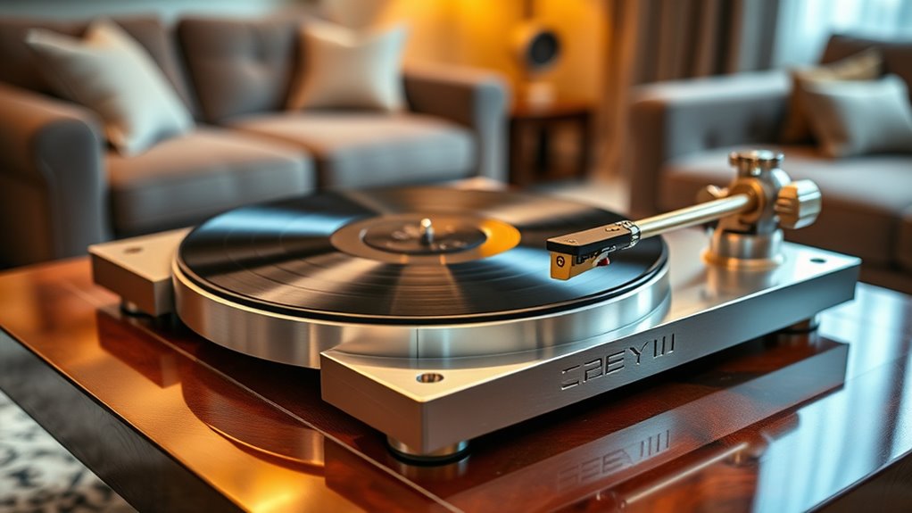luxury vinyl record players