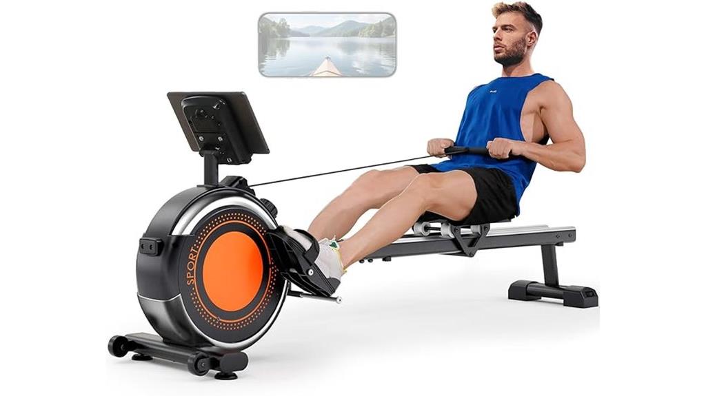 magnetic resistance home rowing