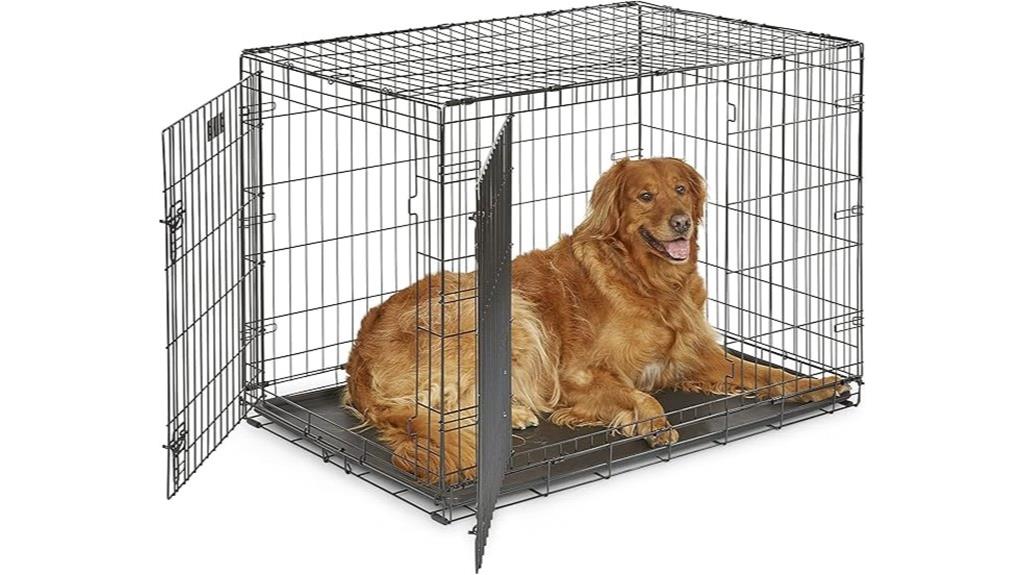 midwest 42 inch foldable dog crate