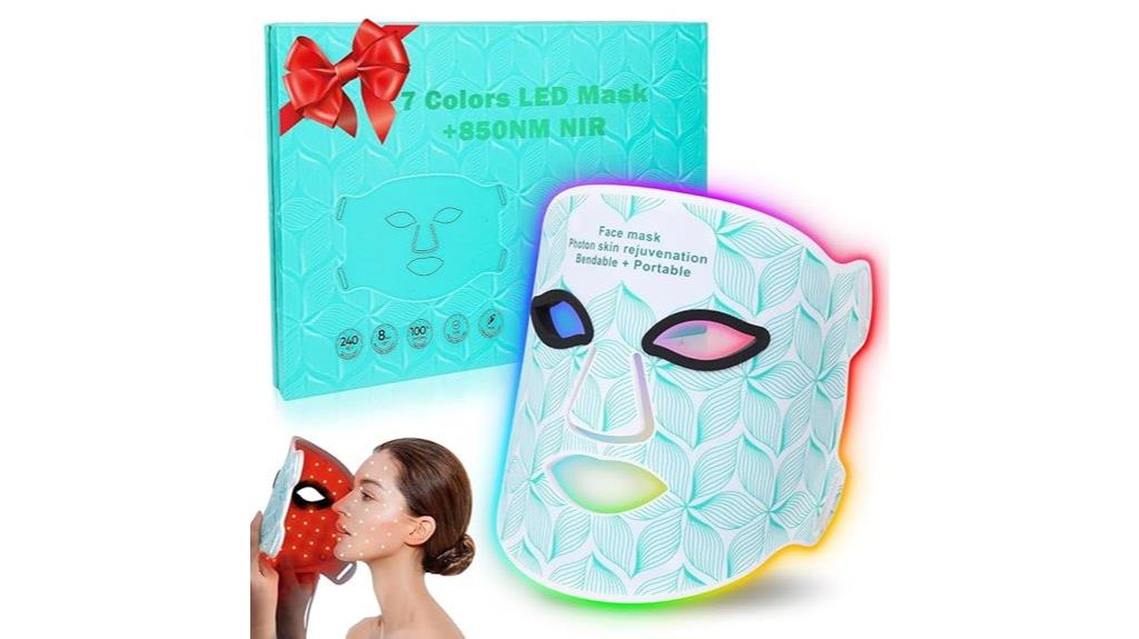 multi color led facial mask