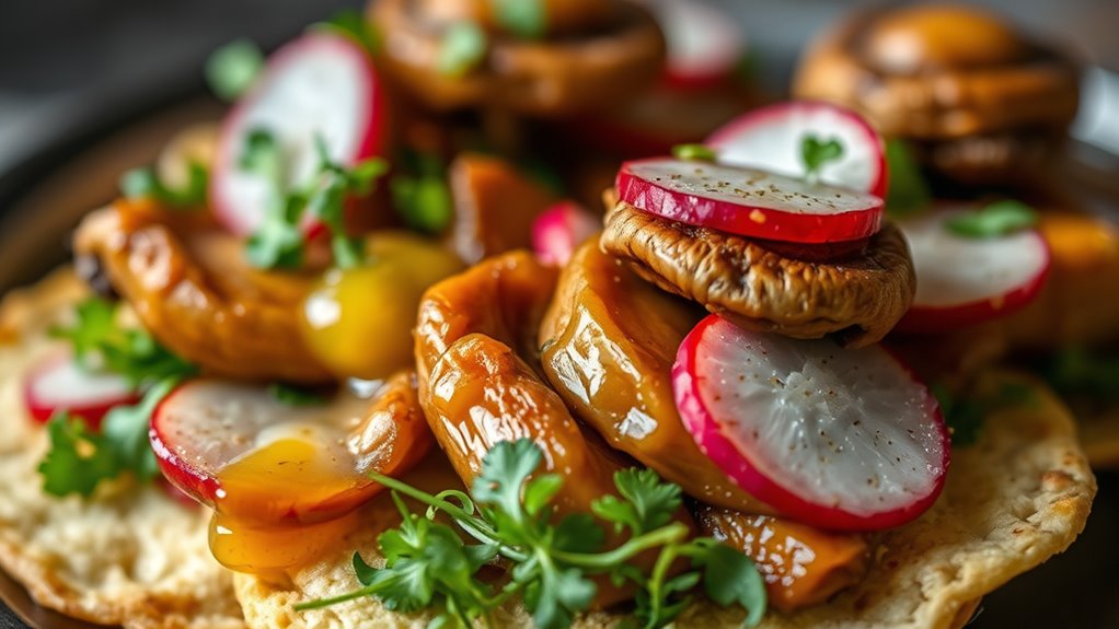 mushroom confit for tacos