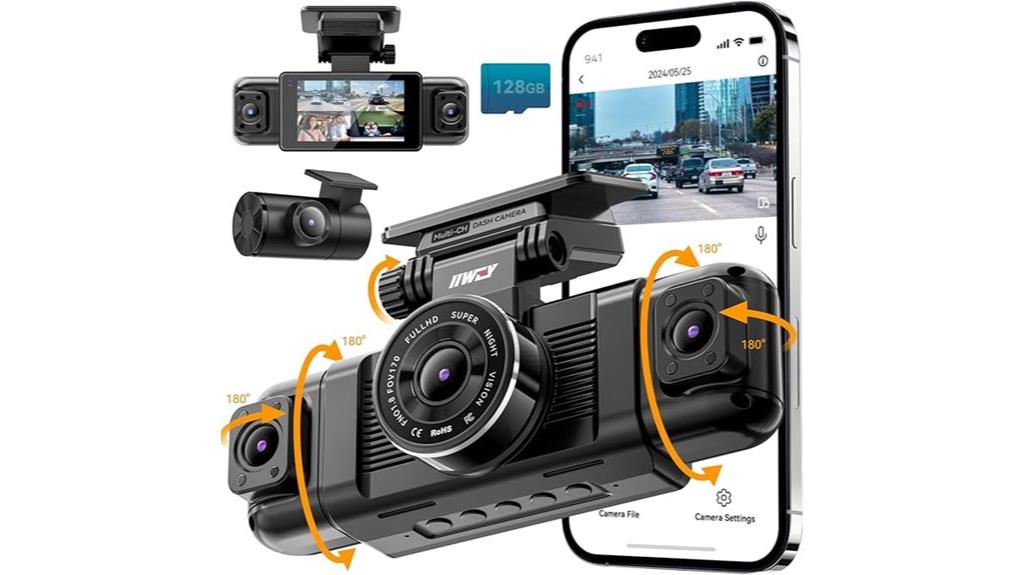 n5 4 channel dash cam