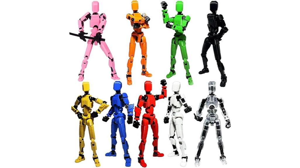 nine piece titan figure set