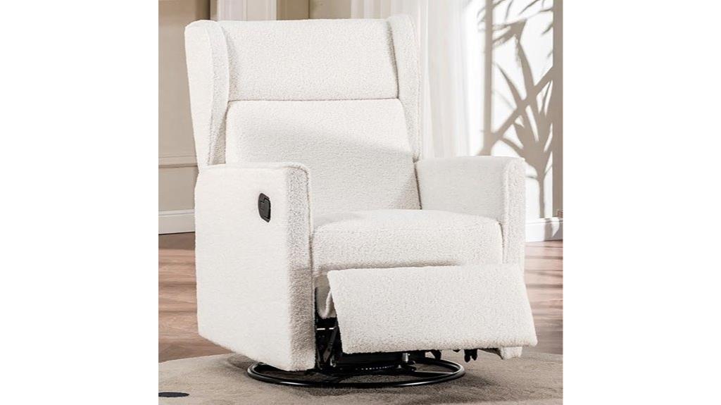 nursery teddy swivel recliner