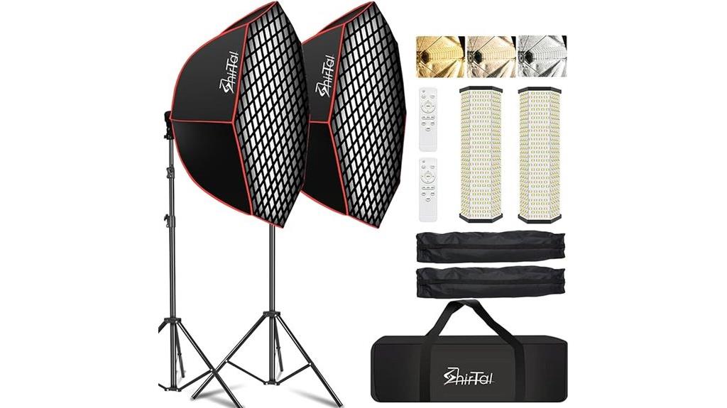 octagon led softbox kit