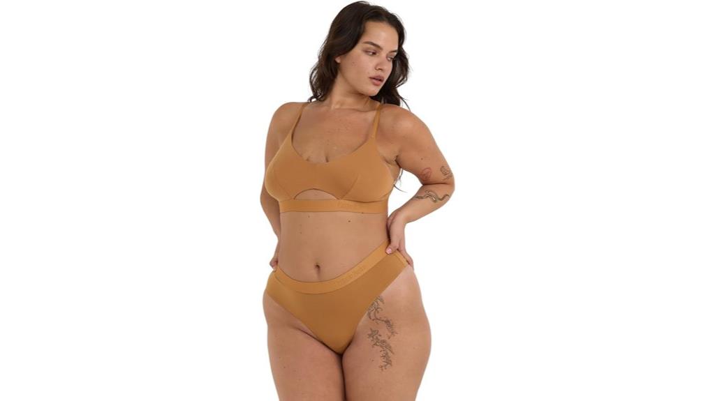 organic women s triangle bralette