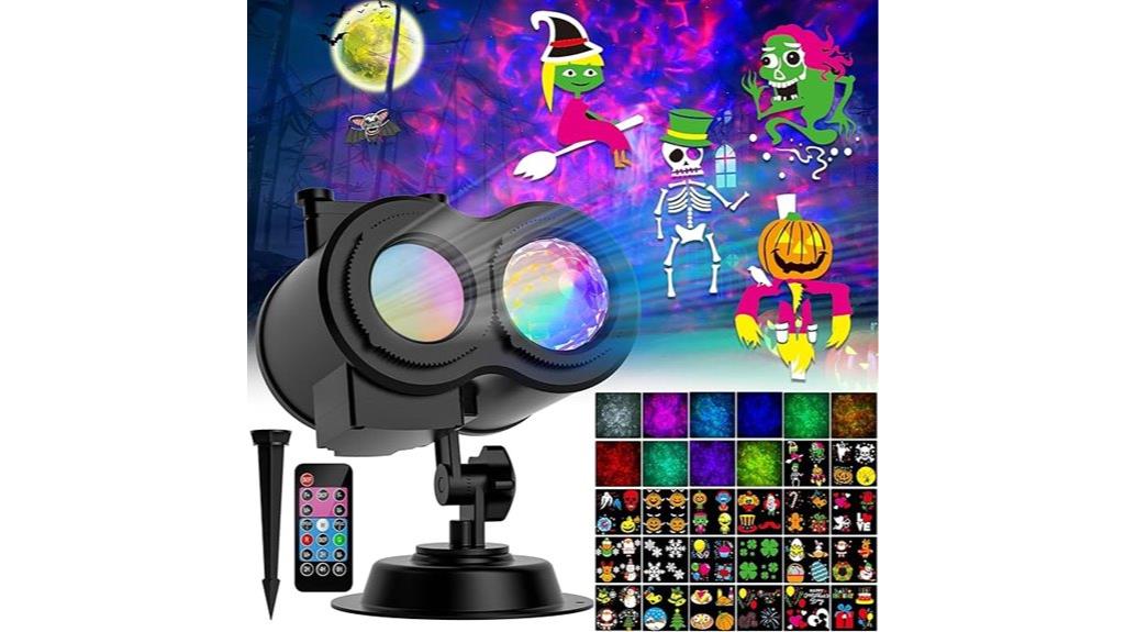 outdoor holiday projector lights