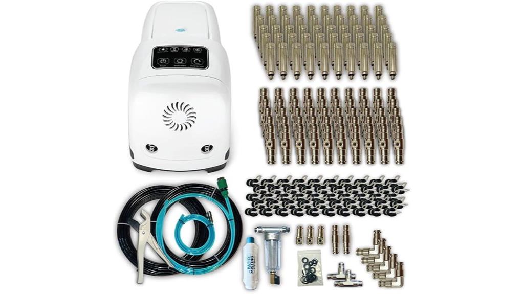 outdoor patio mist cooling