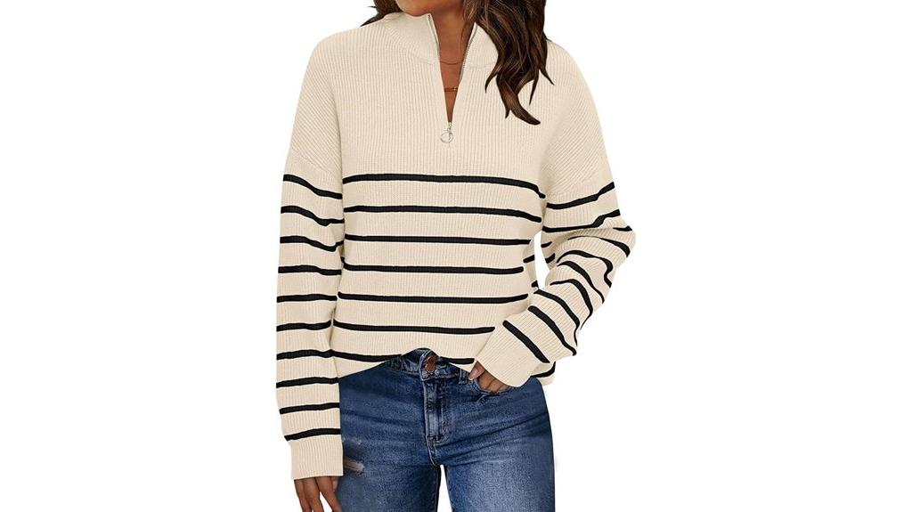 oversized women s zip sweater
