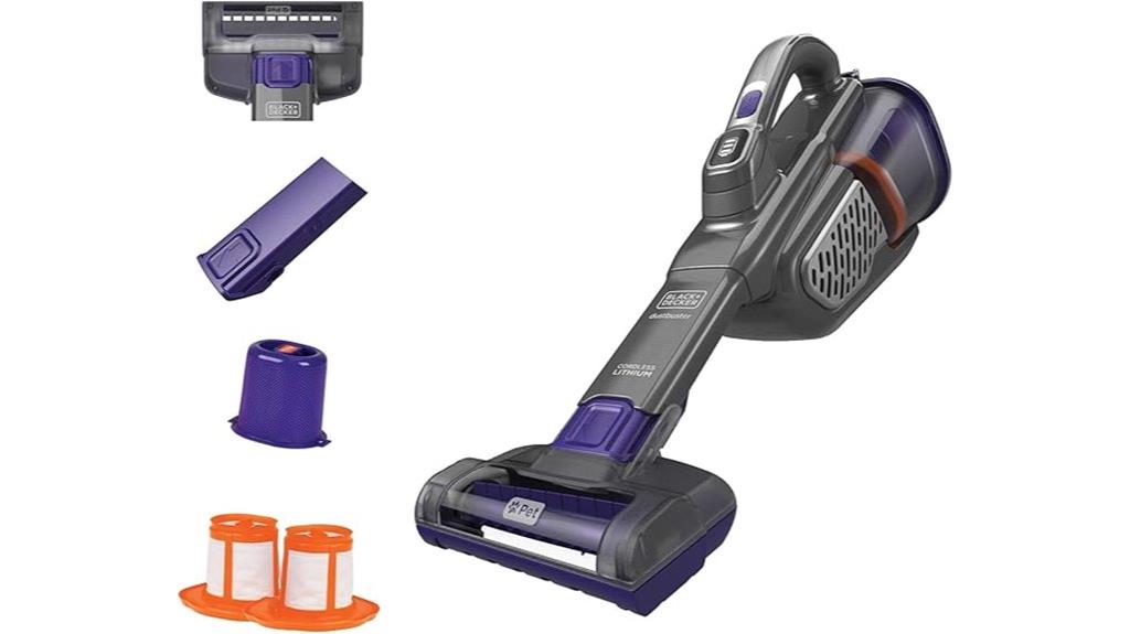 pet friendly cordless handheld vacuum