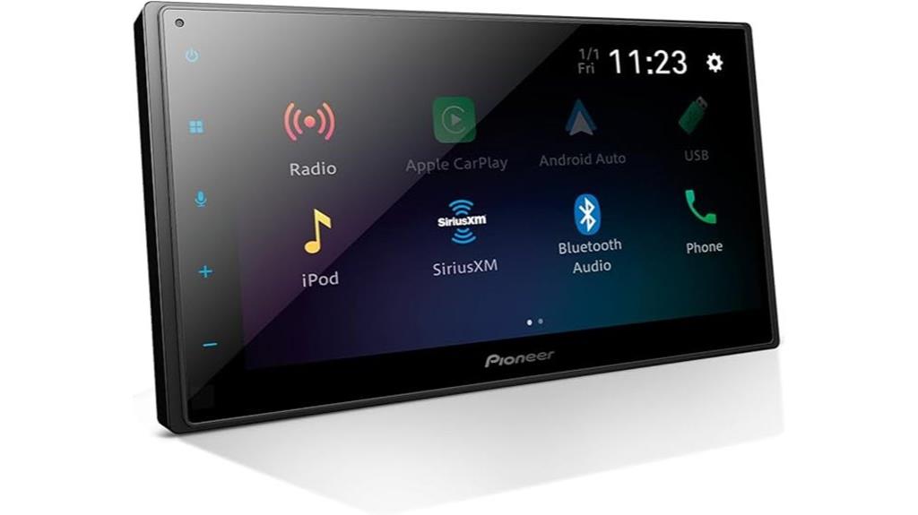 pioneer double din touchscreen receiver