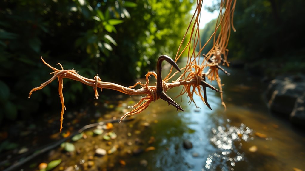 plant fiber thorn hooks