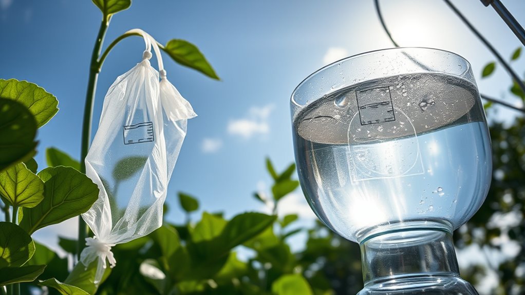 plant water collection comparison