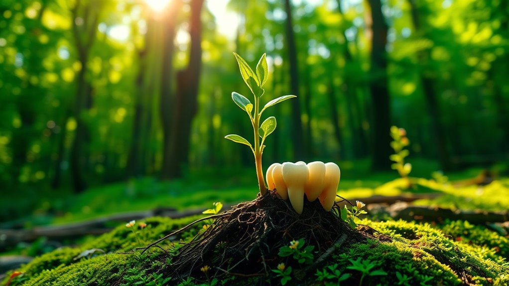 planting teeth symbolizes rebirth