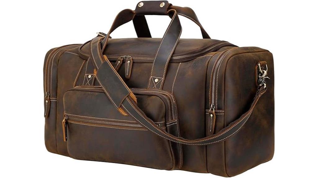 polare cowhide gym bag