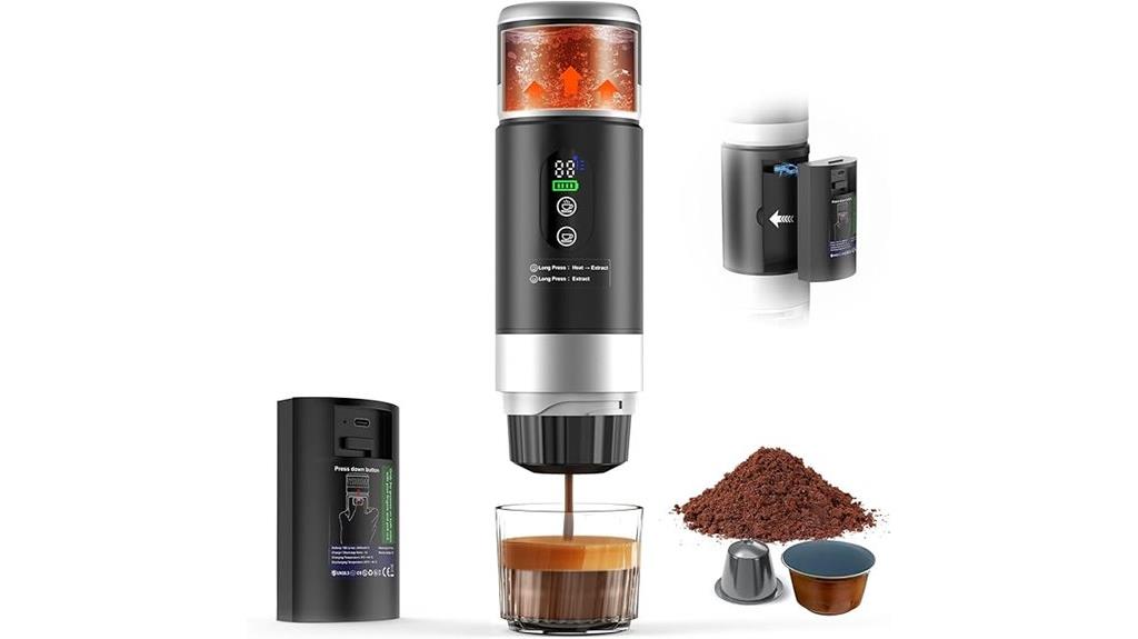 portable battery powered espresso
