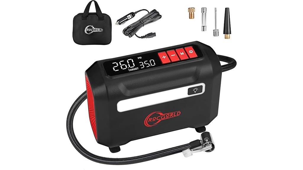 portable digital air compressor
