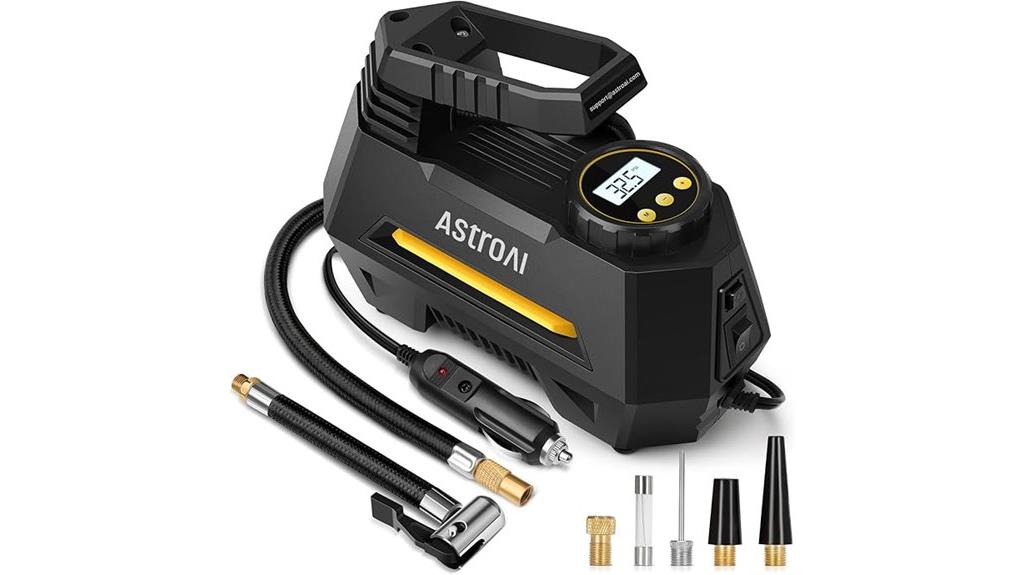 portable digital tire inflator