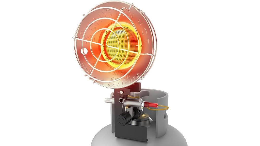 portable outdoor propane heater