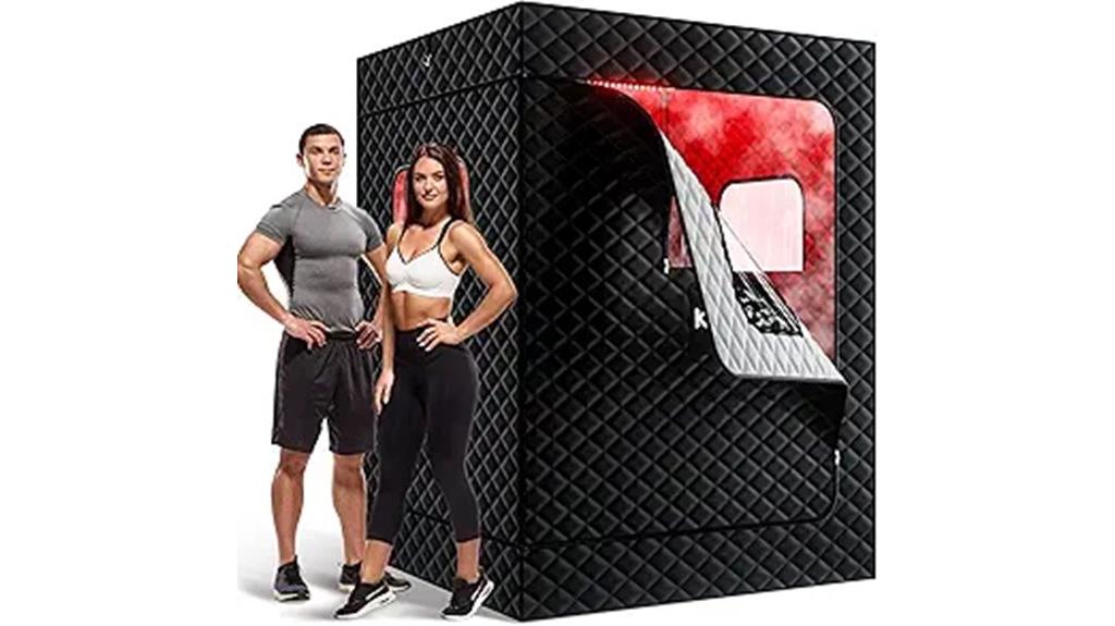 portable two person infrared sauna