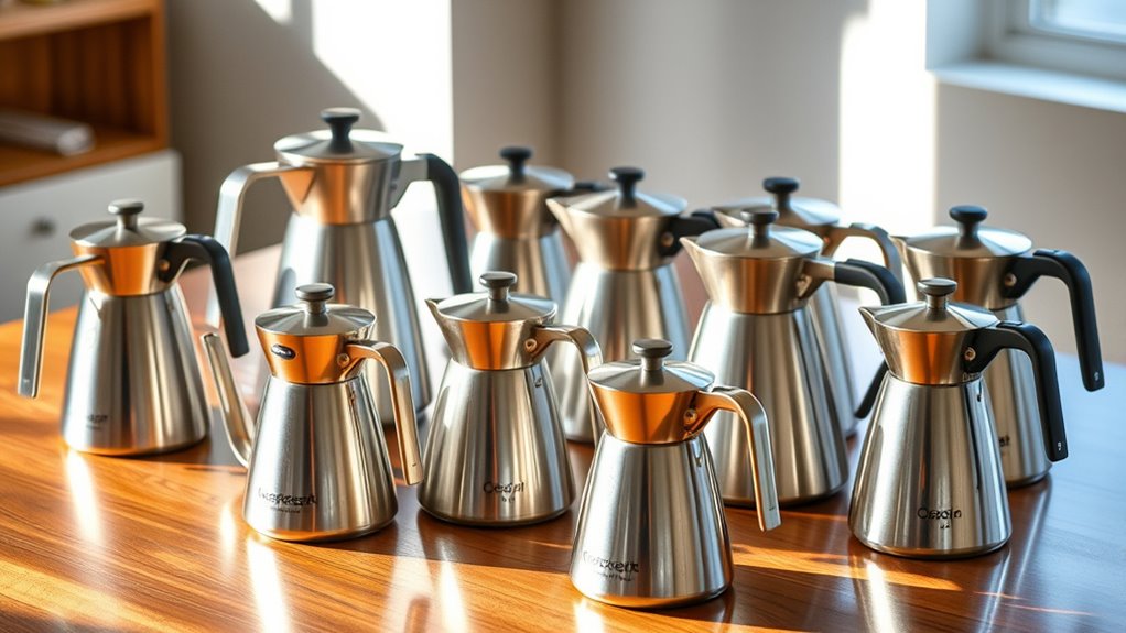 precision pour over kettle selection