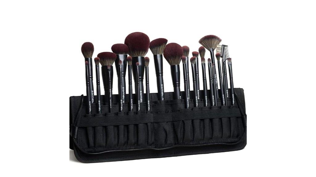 premium black makeup brushes
